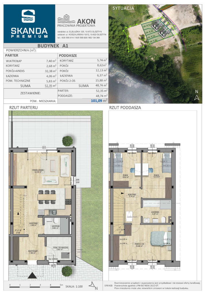 Karta domu A1- zapoznać się z wielkościami i danymi